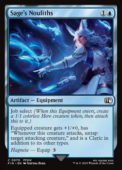 Sage's Nouliths FOIL Final Fantasy MTG NM - Image 1