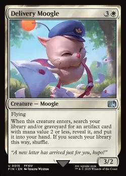 Delivery Moogle FOIL Final Fantasy MTG NM - Image 1