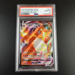 PSA 10 Charizard Vmax 020/189 Darkness Ablaze Holo Graded Pokemon Card - Image 1