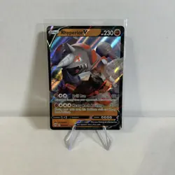 Darkness Ablaze - NM - Rhyperior V 95/189 Ultra Rare Pokemon English (US Seller) - Image 1