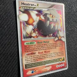 Pokemon Heatran LV X Holo Foil Black Star Promo DP31 - Image 3