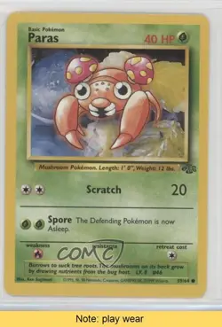 Paras Pokemon Jungle #59 1999 READ l9i - Image 1