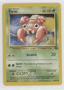 Paras Pokemon Jungle #59 1999 0wp8 - Image 1