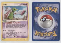 Xatu Reverse Foil Pokemon EX Sandstorm #55 2003 10cj - Image 3