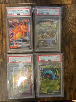 Pokemon PSA Slab Lot - 4 Graded Cards - Charizard, Venusaur - Psa 9,8 - SHIPS N - Image 1
