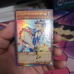 Dark Magician girl Pop Out Sexy Card Holo Anime Yugioh CUSTOM ART - Image 1