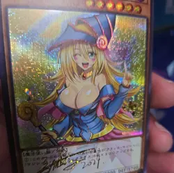 Dark Magician girl Pop Out Sexy Card Holo Anime Yugioh CUSTOM ART - Image 3
