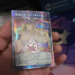 Dark Magician girl Pop Out Sexy Card Holo Anime Yugioh CUSTOM ART - Image 3