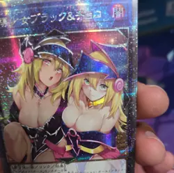 Dark Magician girl Pop Out Sexy Card Holo Anime Yugioh CUSTOM ART - Image 4