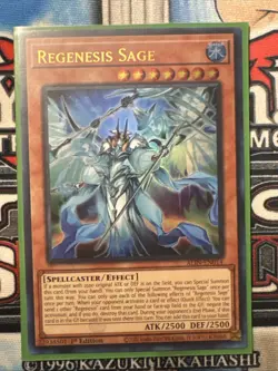 Regenesis Sage - ALIN-EN014 - 1st Ed Ultra Rare NM Yugioh - Image 1