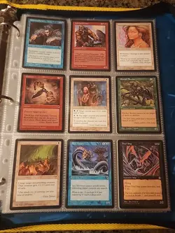 Vintage Magic The Gathering Collection Card Lot MTG 1993-1998 Pre-Rarity Symbol - Image 3