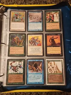 Vintage Magic The Gathering Collection Card Lot MTG 1993-1998 Pre-Rarity Symbol - Image 1
