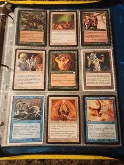 Vintage Magic The Gathering Collection Card Lot MTG 1993-1998 Pre-Rarity Symbol - Image 3