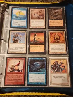 Vintage Magic The Gathering Collection Card Lot MTG 1993-1998 Pre-Rarity Symbol - Image 3