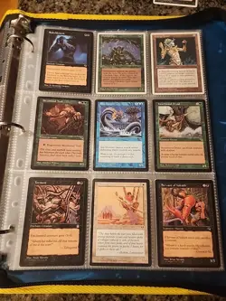 Vintage Magic The Gathering Collection Card Lot MTG 1993-1998 Pre-Rarity Symbol - Image 4