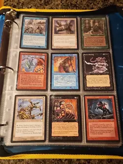 Vintage Magic The Gathering Collection Card Lot MTG 1993-1998 Pre-Rarity Symbol - Image 1