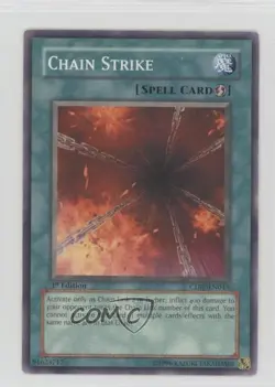 Chain Strike 1st Ed. YuGiOh Cyberdark Impact #CDIP-EN043 2006 3c7 - Image 1