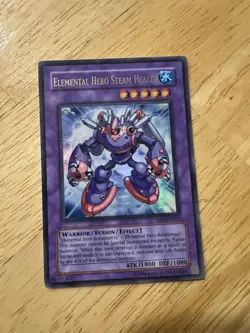 Yugioh! Elemental Hero Steam Healer DP1-EN013 Ultra Rare HP - Image 2