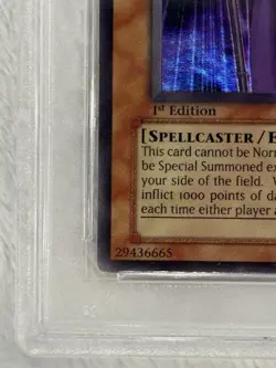 Yugioh! Dark Eradicator Warlock - SD6-EN001 - 1st Edition PSA 8 - Image 2