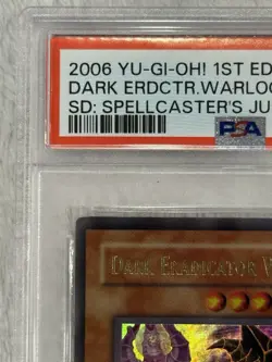 Yugioh! Dark Eradicator Warlock - SD6-EN001 - 1st Edition PSA 8 - Image 5