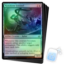 FOIL NANOFORM SENTINEL X4 Edge Of Eternities EOE Magic MTG MINT CARD - Image 1