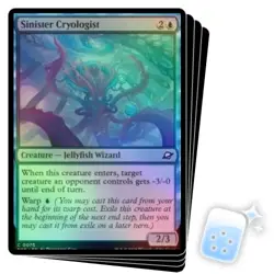FOIL SINISTER CRYOLOGIST X4 Edge Of Eternities EOE Magic MTG MINT CARD - Image 1