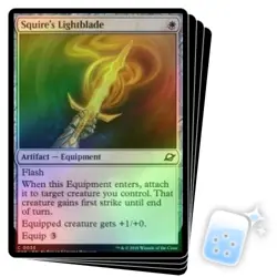 FOIL SQUIRE'S LIGHTBLADE X4 Edge Of Eternities EOE Magic MTG MINT CARD - Image 1