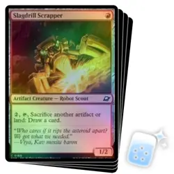 FOIL SLAGDRILL SCRAPPER X4 Edge Of Eternities EOE Magic MTG MINT CARD - Image 1
