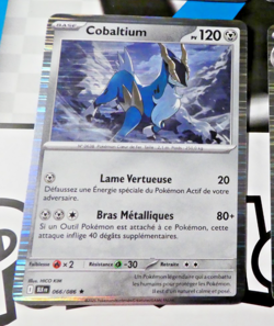 Pokemon Foudre Noire Francais Card Holo Carte 066/086 BLK FR Mint - Image 1