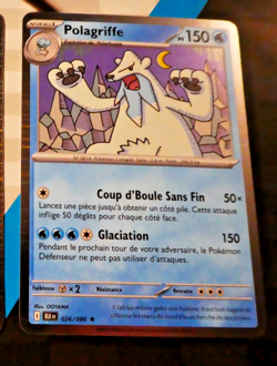 Pokemon Foudre Noire Francais Card Holo Carte 026/086 BLK FR Mint - Image 1