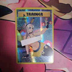 poke full art Pop Out Sexy Card Holo Anime CUSTOM ART - Image 1