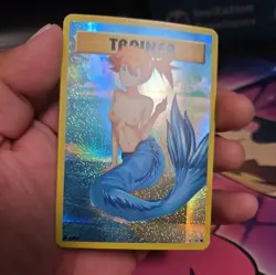poke full art Pop Out Sexy Card Holo Anime CUSTOM ART - Image 2