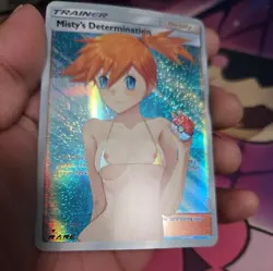 poke full art Pop Out Sexy Card Holo Anime CUSTOM ART - Image 2