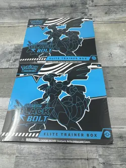 Pokemon - Trading Card Game: Scarlet & Violet Black Bolt Elite Trainer Box 2 LOT 196214113664 - Image 1