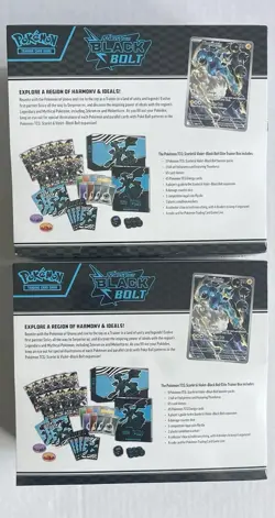 Pokemon - Trading Card Game: Scarlet & Violet Black Bolt Elite Trainer Box 2 LOT - Image 2