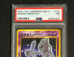 Shining Mewtwo PSA 7 - Japanese Neo 4 Old Back Holo Vintage Pokemon Card - Image 5