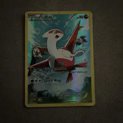Pokemon Latias TCG Full Art Holo Black Star Promo Card XY78 - Image 1