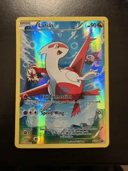 Pokemon Latias TCG Full Art Holo Black Star Promo Card XY78 - Image 1