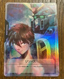 Gundam card game Fes 2025 Resource RP-001 Heero Yuy & Wing Gundam Promo Japanese - Image 1