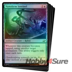 Foil Nanoform Sentinel X4 M/NM Magic: The Gathering MTG Edge Of Eternities - Image 1