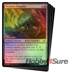 Foil Oreplate Pangolin X4 M/NM Magic: The Gathering MTG Edge Of Eternities - Image 1