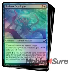 Foil Sinister Cryologist X4 M/NM Magic: The Gathering MTG Edge Of Eternities - Image 1