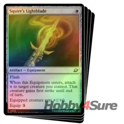 Foil Squire's Lightblade X4 M/NM Magic: The Gathering MTG Edge Of Eternities - Image 1