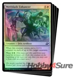 Foil Weftblade Enhancer X4 M/NM Magic: The Gathering MTG Edge Of Eternities - Image 1