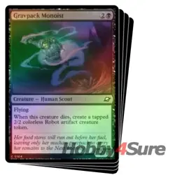 Foil Gravpack Monoist X4 M/NM Magic: The Gathering MTG Edge Of Eternities - Image 1