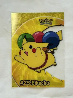 2000 Topps Pokémon TV Animation - PC1 - #25 Pikachu - Clear Card - Image 11