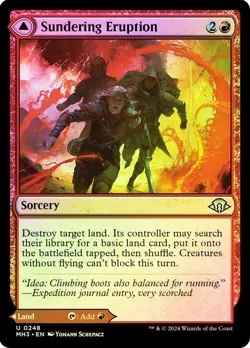 Sundering Eruption Foil Modern Horizons 3 NM MTG - Image 1