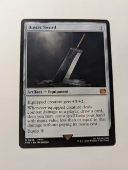 Buster Sword Final Fantasy Regular MtG 255 - Image 1