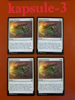 4x Judge Unworthy | Time Spiral Remastered | MTG Magic Cards - Image 1