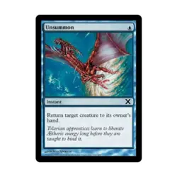 WOTC MtG 10th Ed Unsummon (C) (Foil) NM - Image 1